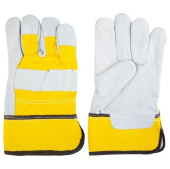 Перчатки комбинированные спилковые Jeta Safety Sigmar Light JSL-101 желтые